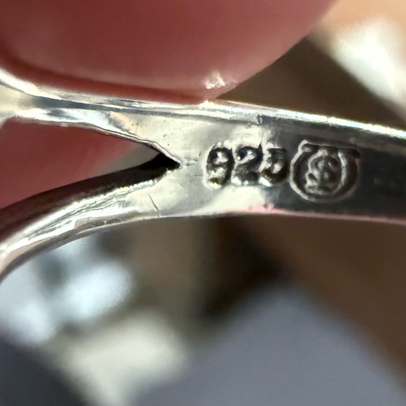 NWT 925 Sterling Silver With Black Agate Ring! Available in Sizes 5-10! NEW! - Picture 10 of 10